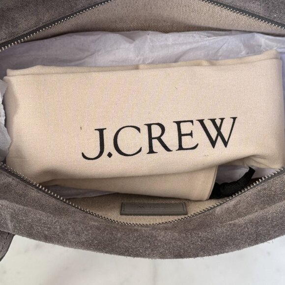 J.Crew Berkeley Structured Shoulder Bag in Suede - New - Picture 14 of 14